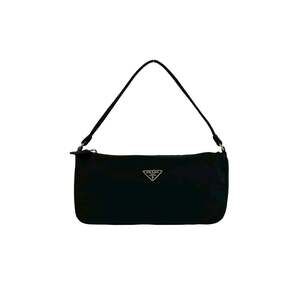PRADA Prada Triangle Logo Plate Hardware Tessuto Nylon Handbag Mini Pouch One...